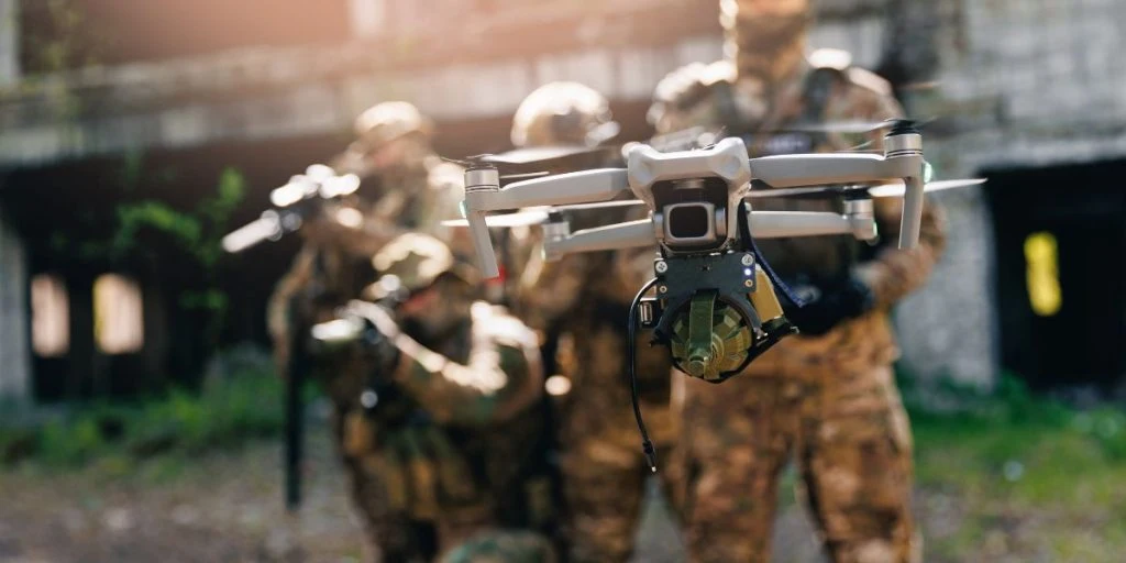 Military drone soldiers