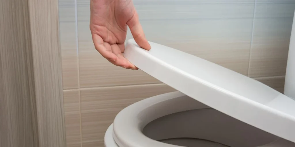 Open toilet