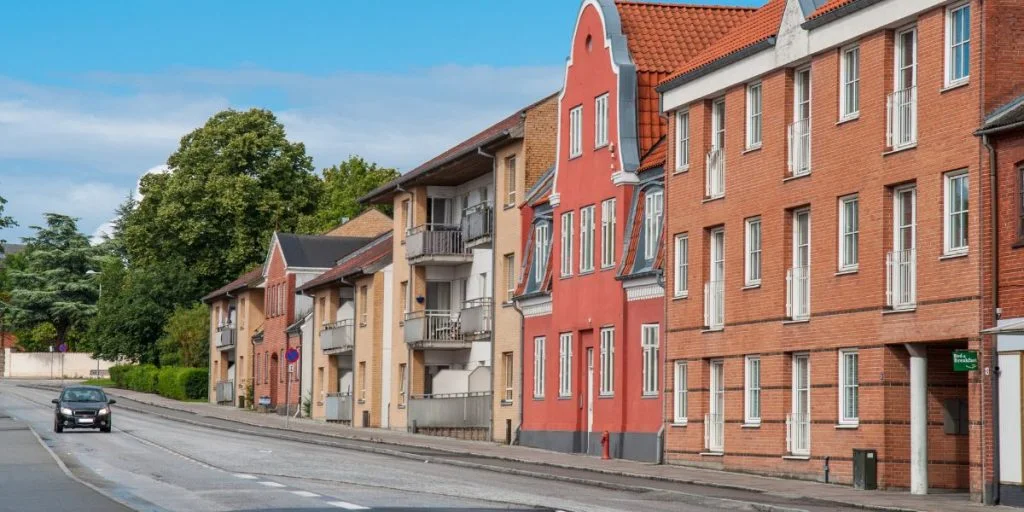 A street in Ringsted, Denmark