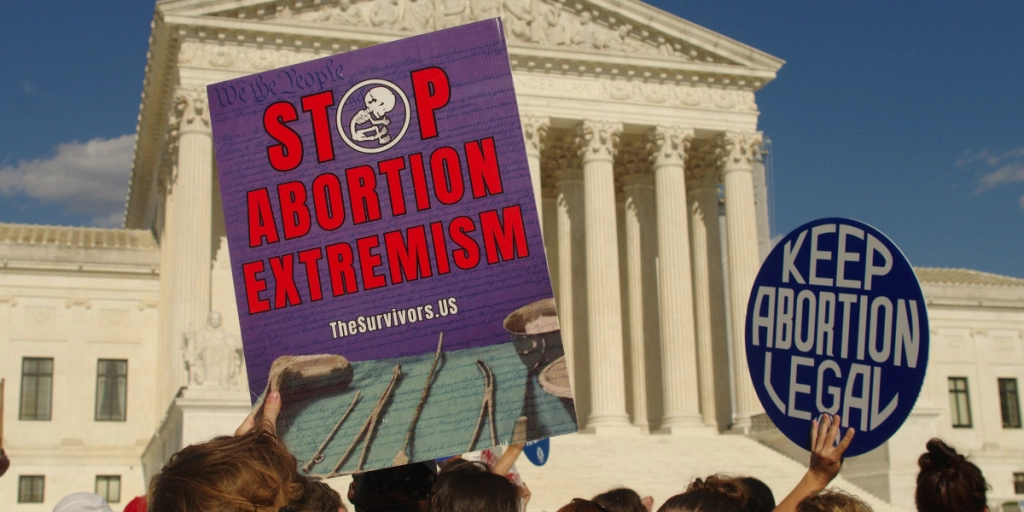 Roe V Wade Supreme Court demonstration