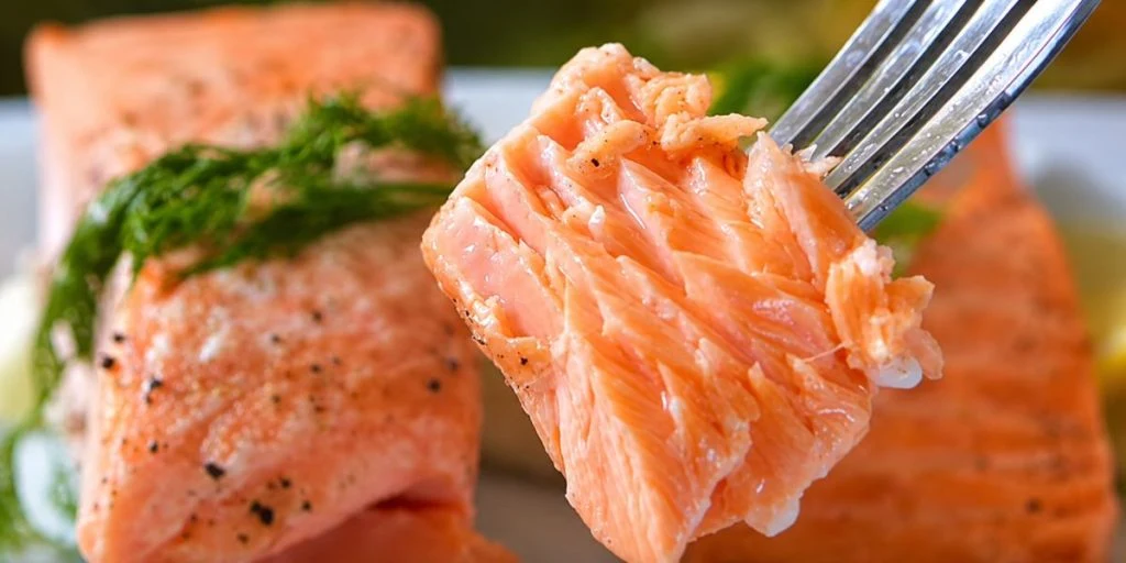 Tender Salmon fork