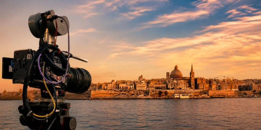 Valletta Malta movie camera