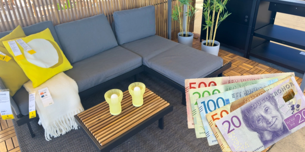 Ikea utemöbler / pengar