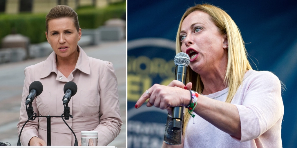 Mette Frederiksen och Giorgia Meloni skärper kraven på migration: Vill flytta återvändandet utanför EU