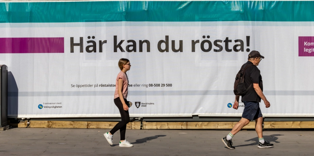 Rösta vallokal Sverige