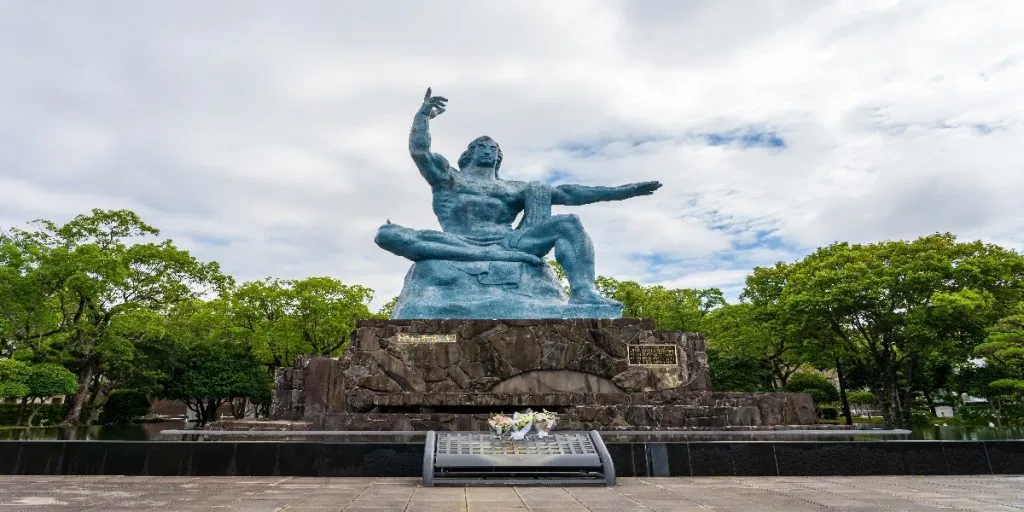 Nagasaki, Japan, Peace Statue, Nagasaki Peace Park