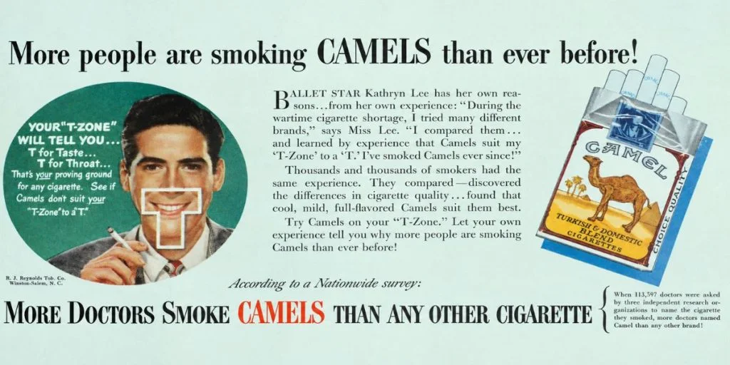 The era when smoking looked healthy: Doctors helped sell cigarettes to the world