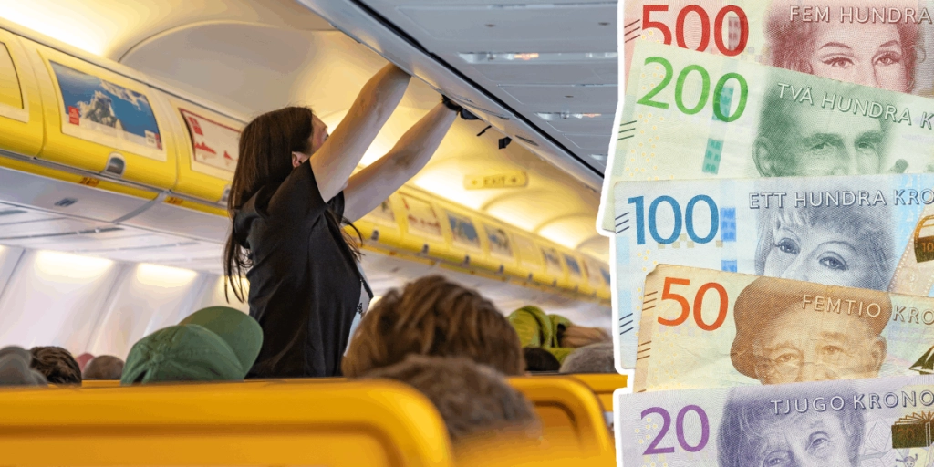 Flygplan, Flyg, Resa, Svenska pengar