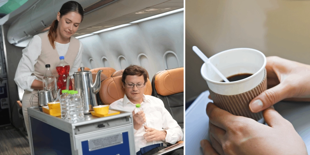 Flygplan, Kaffe