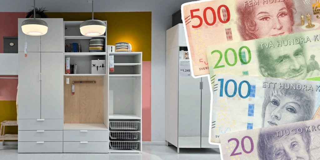 Ikea, Svenska pengar