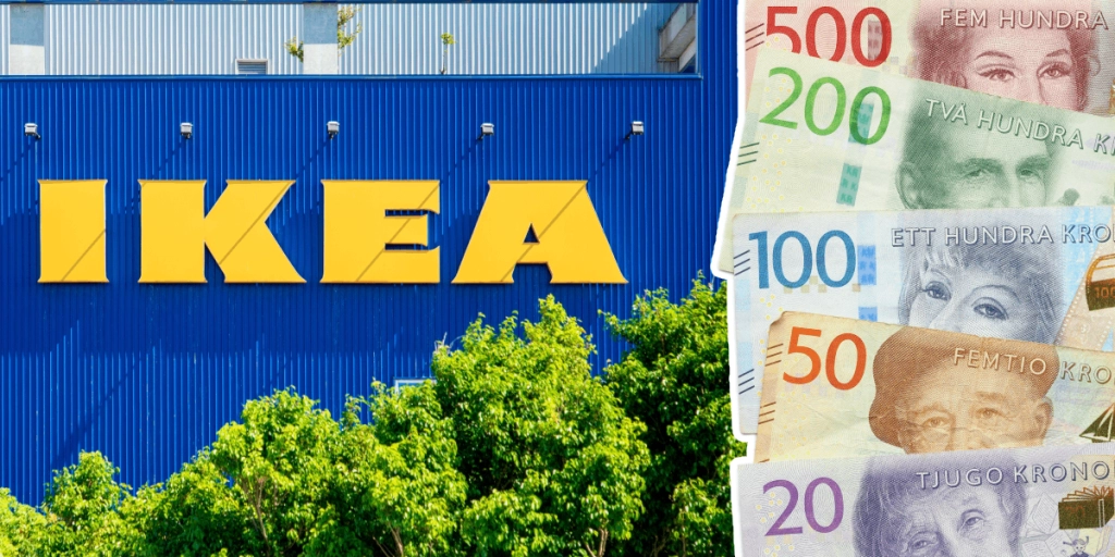 Ikea, Svenska pengar