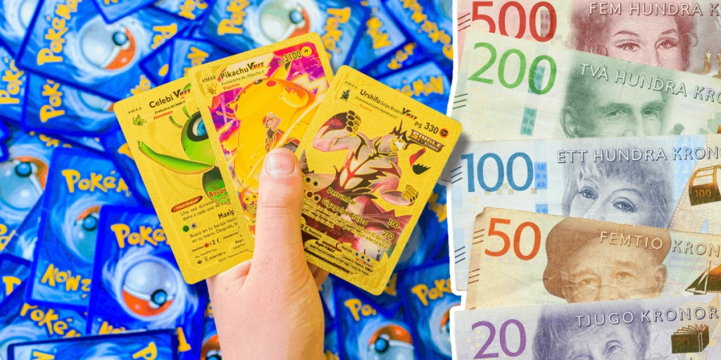 Pokémon-kort, Svenska pengar