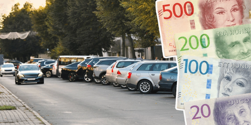 Parkering, Bilar, Svenska pengar