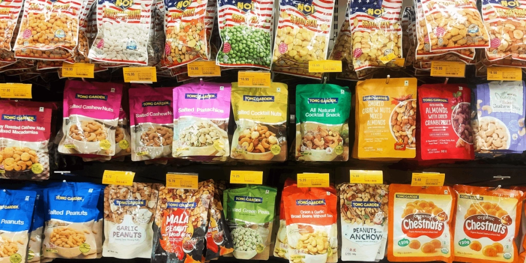 Snacks, Natursnacks, Naturgodis, Torkad frukt, Nötter