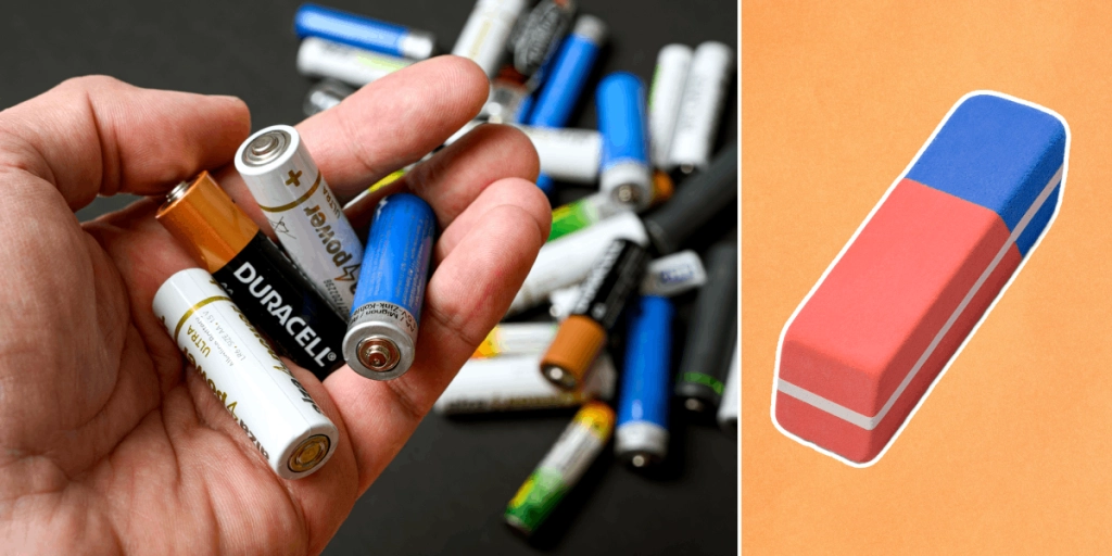 Förläng batteriernas livslängd: Allt du behöver är ett suddgummi