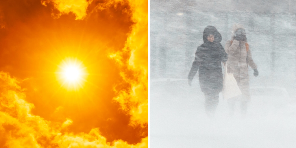 Sol, Vinter, Snöstorm