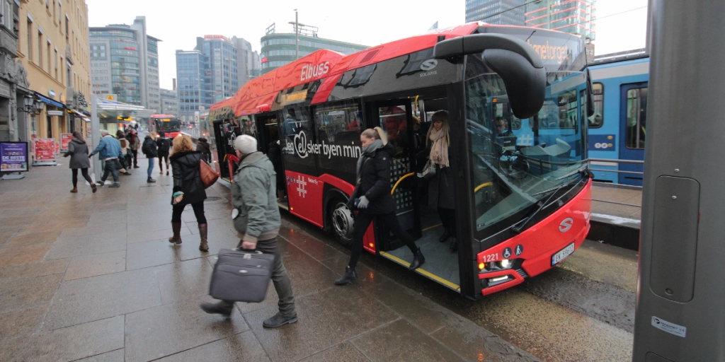 buss jernbanetorget