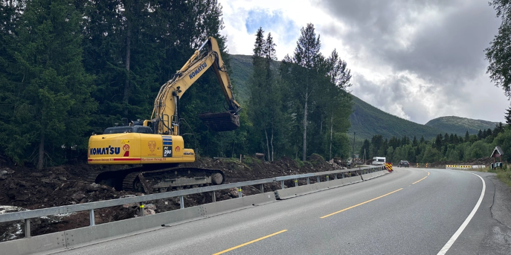 Farlig kjøring via Hemsedal: Frykter for livene til veiarbeiderne