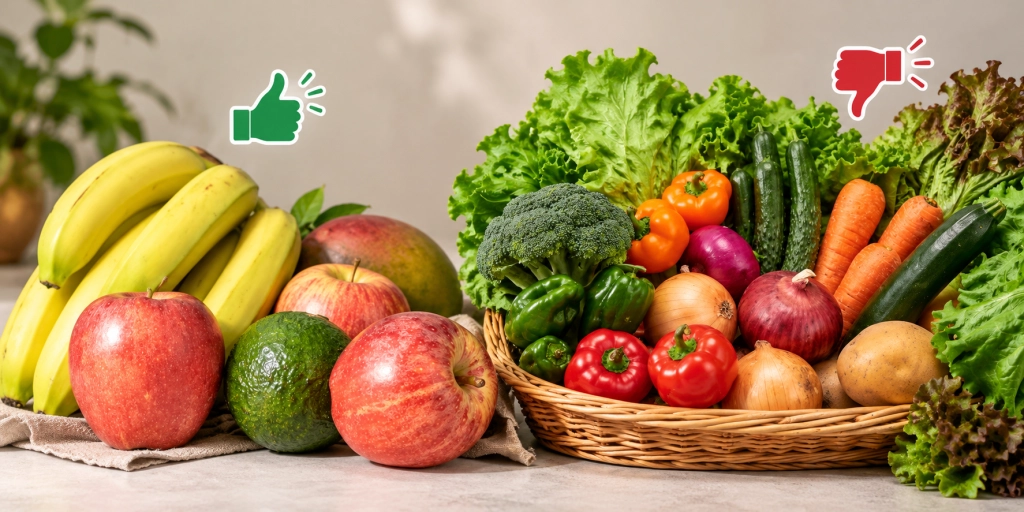 Fruit and vegetables