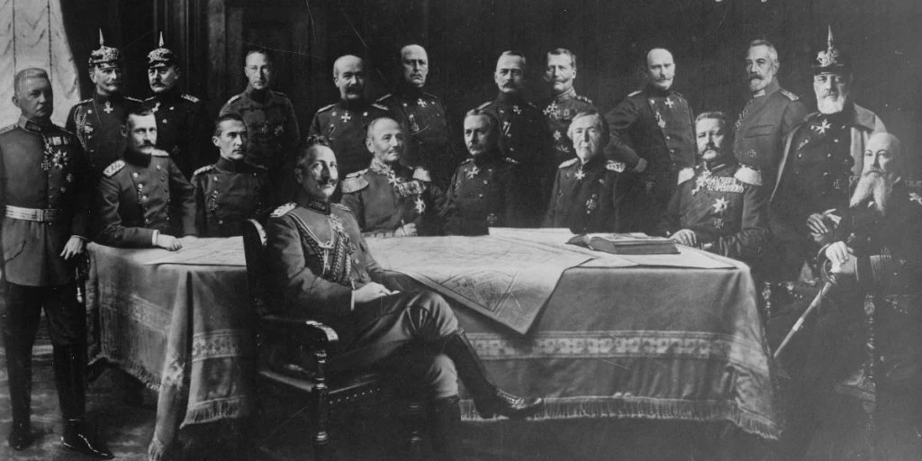 Kaizer Wilhelm and his generals