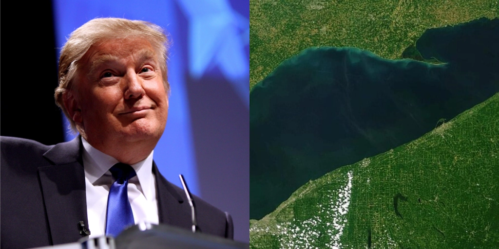 Ännu en sjö döps om för att hedra Trump – men denna gång för att håna honom