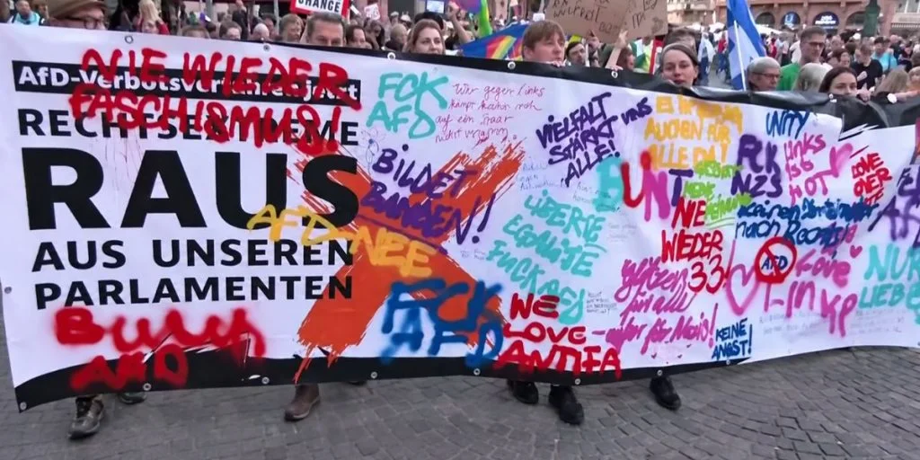 Protest against Alternative für Deutschland (AfD)
