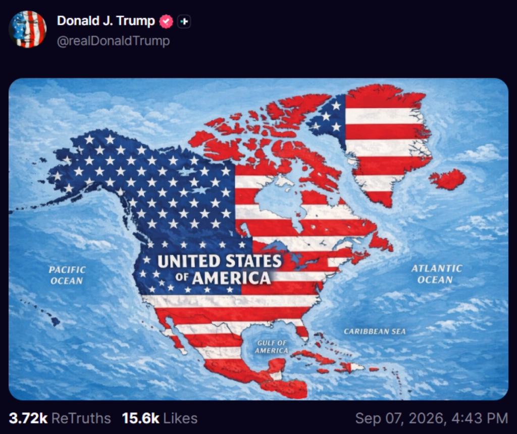 Truth Social, september 8, 2026