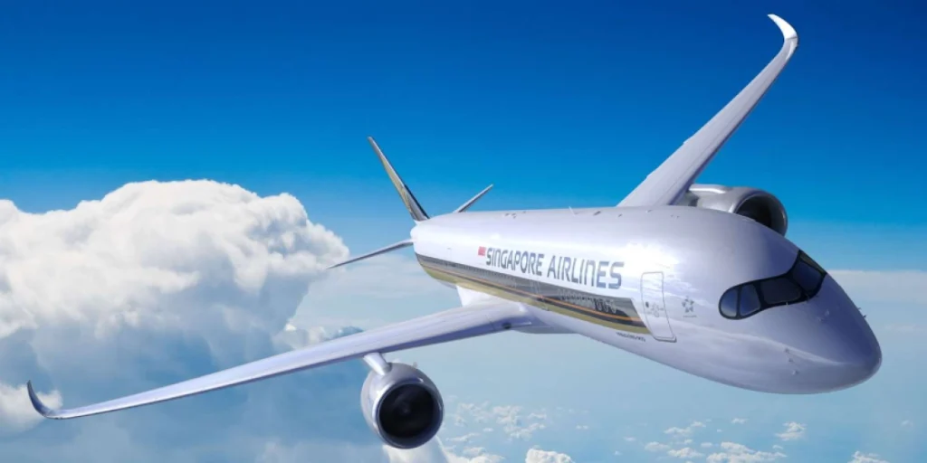 Singapore Airlines, fly, plane in the air, travel, reise, rejse