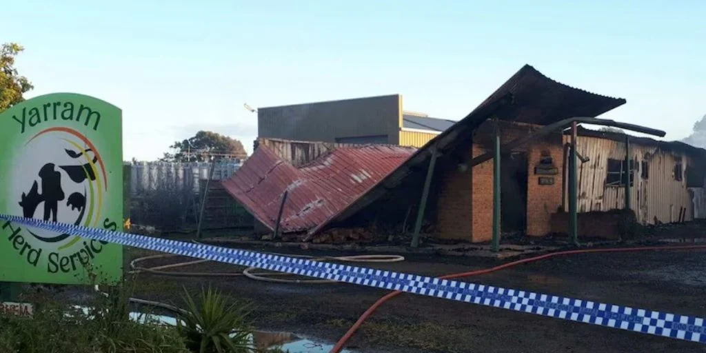 Yarram herd services blocked off after explosion