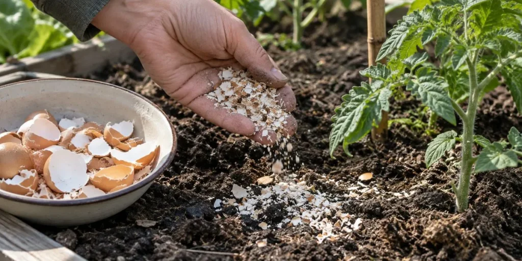 egg shells, garden, æggeskaller, have