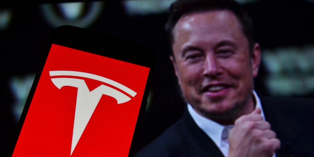 Tesla app och Elon Musk