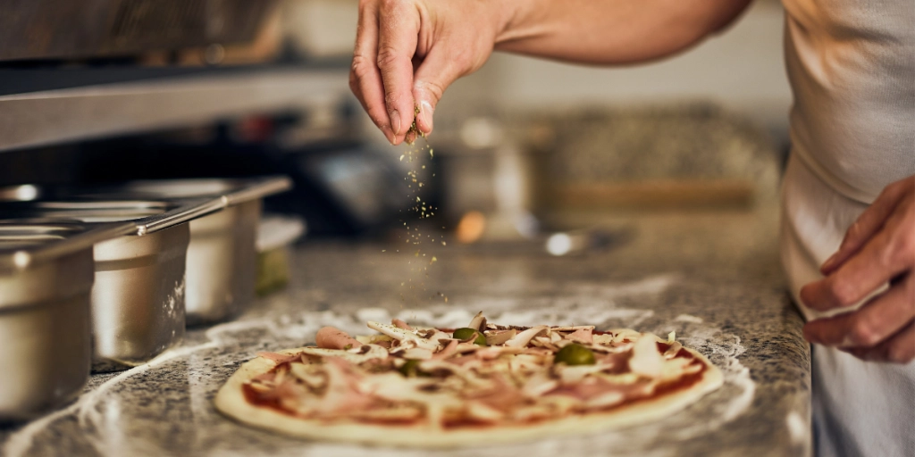 Pizzabagare, pizza