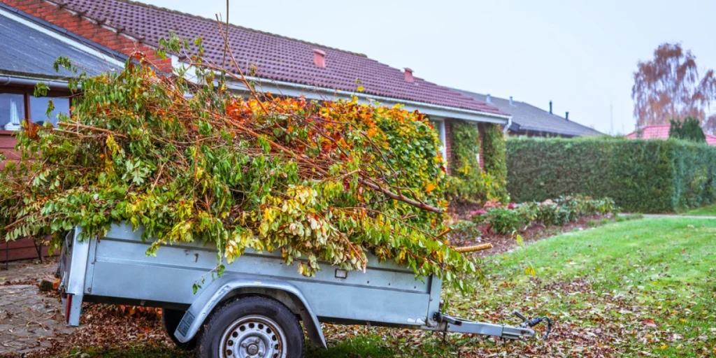 efterår, have, havearbejde