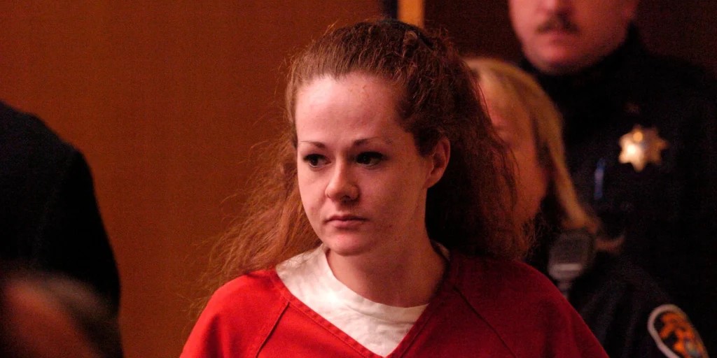 Christa Pike enters a Knox County Criminal Court