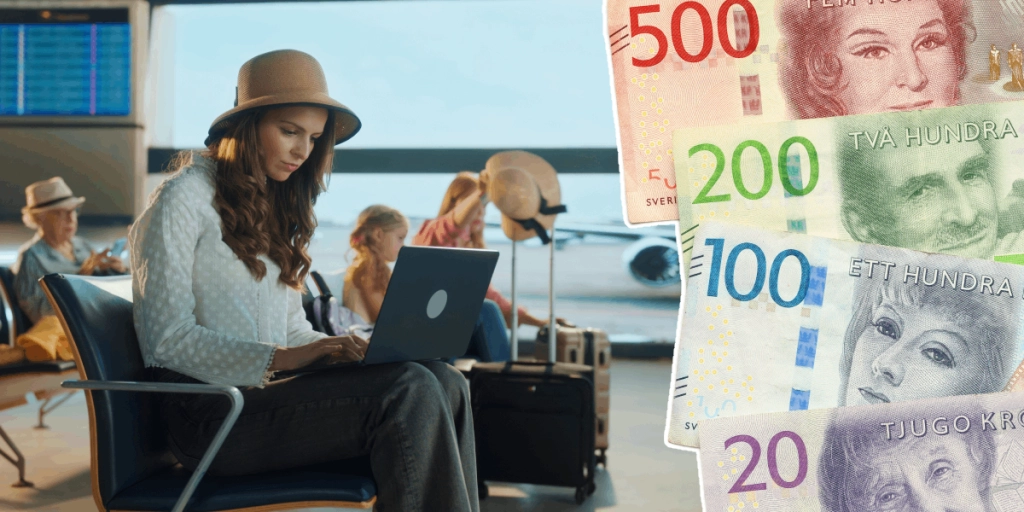 Flygplats, Svenska pengar
