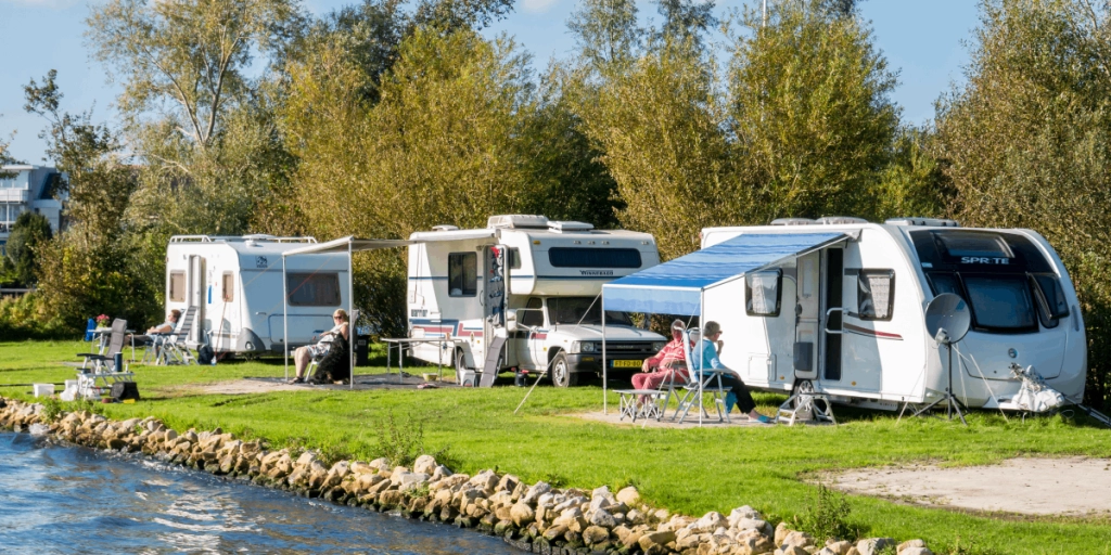 Camping, Campingplats, Husvagn, Husbil
