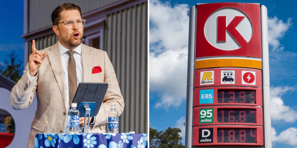 Jimmie Åkesson rasar över bränslepriserna – går hårt åt Socialdemokraterna