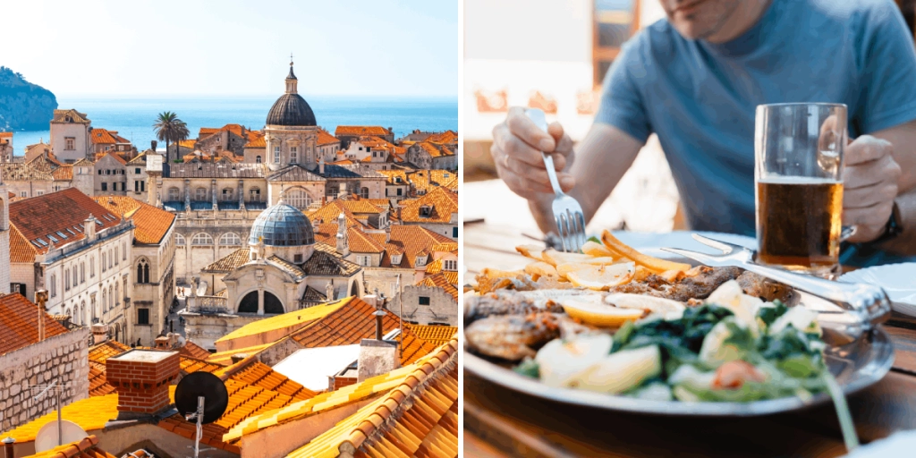 Dubrovnik, Kroatien, Restaurang