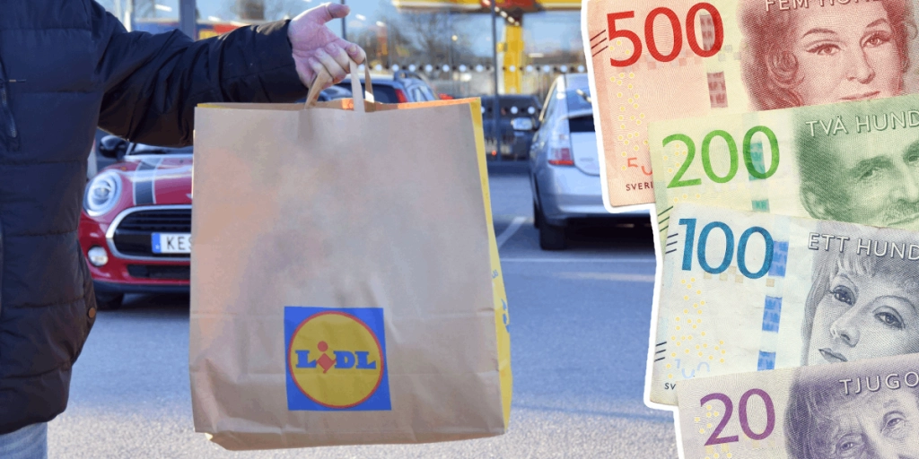 Lidl, Svenska pengar