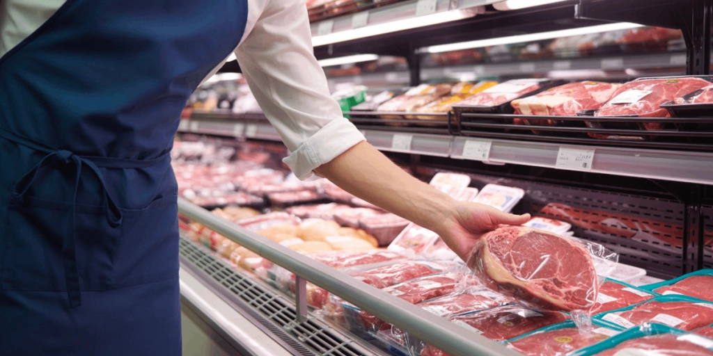 Kött, Matbutik, Meat, Supermarket