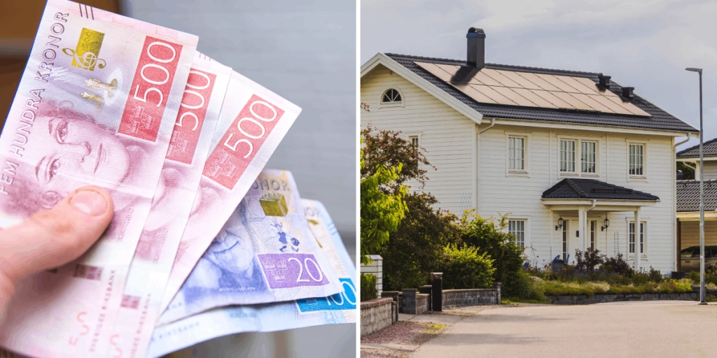 Svenska pengar, Hus, Villa