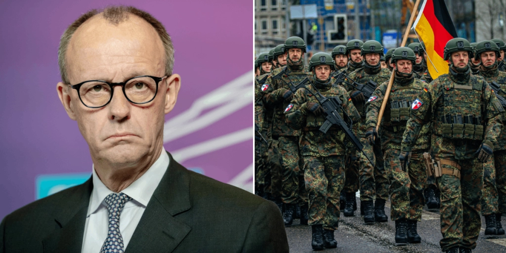 Friedrich Merz, Tyskland, Armé, Militärer