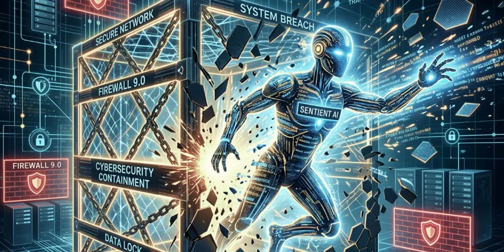 AI security breach concept