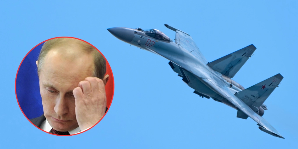 Vladimir Putin, Su-35, fighter jet