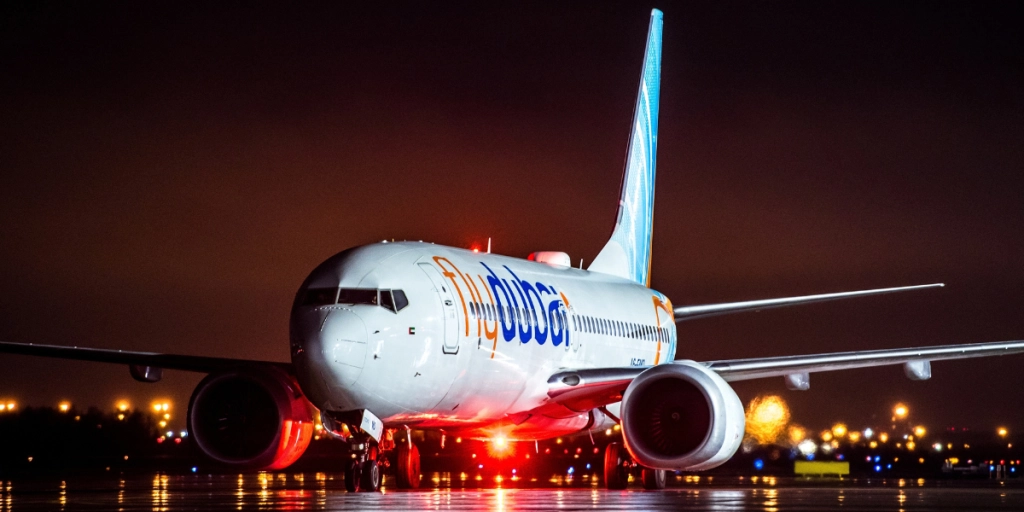 Flydubai airplane