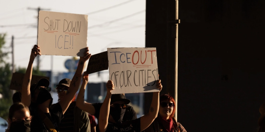 ICE protest, demonstration