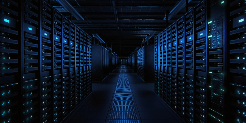 Data center, concept
