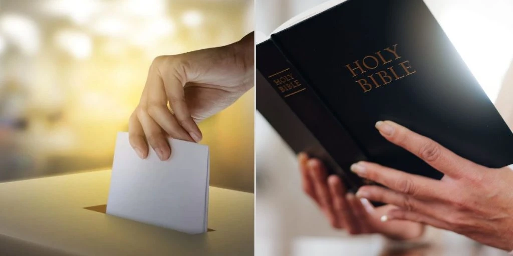 Voting ballot bible
