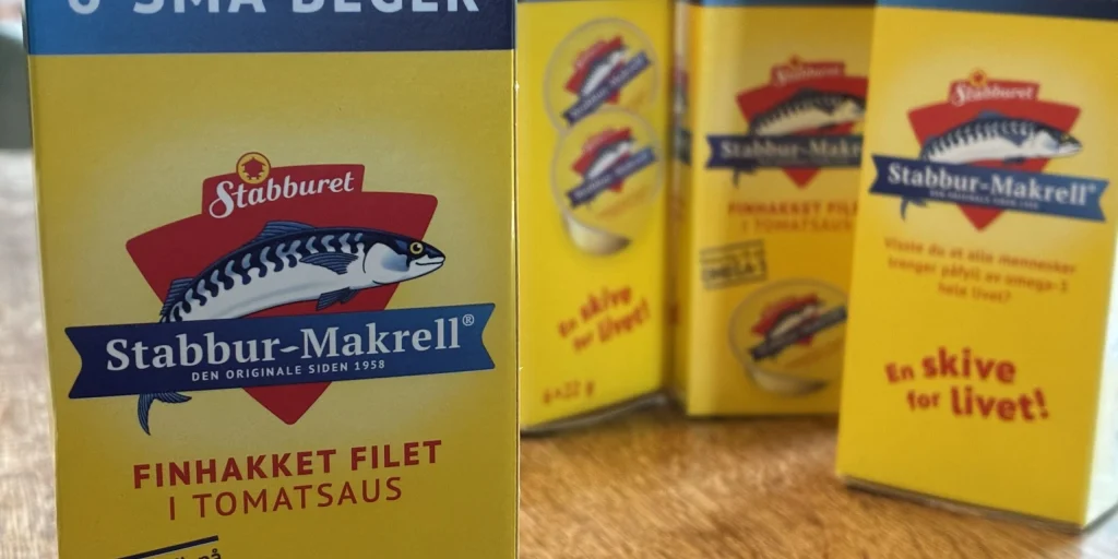 Stabburet finhakket Makrell i tomat små bokser