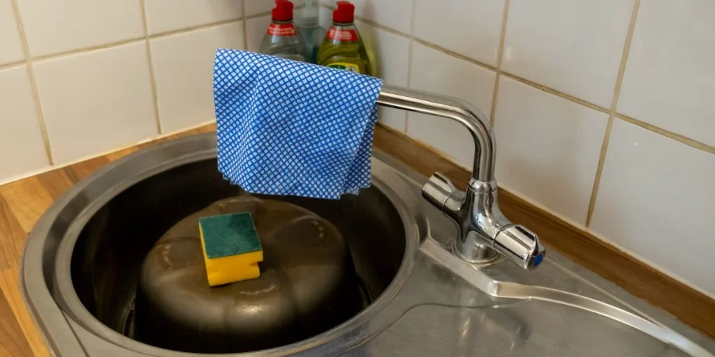 Kitchen sink, klud, opvask